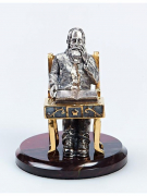 Серебреная Статуэтка Читающий еврей