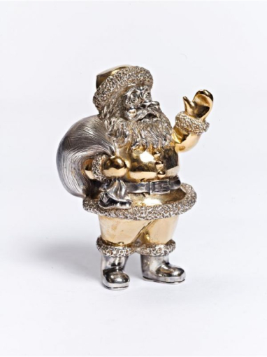 Серебреная Статуэтка Дед Мороз 1238