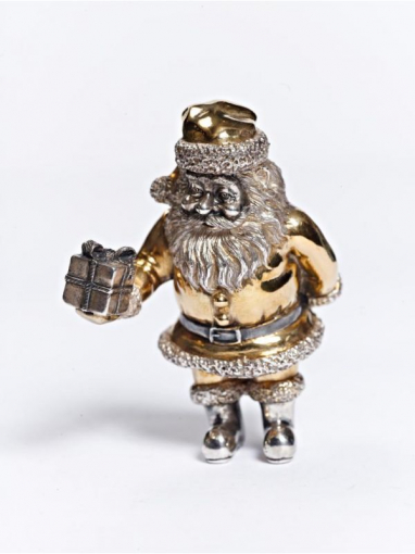 Серебреная Статуэтка Дед Мороз 1239