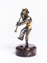 Серебреная Статуэтка Еврей с флейтой