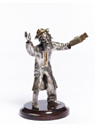 Серебреная Статуэтка Еврей с книгой