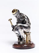 Серебреная Статуэтка Еврей-сапожник 496