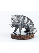 Серебреная Статуэтка Кабан