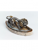 Серебреная Статуэтка Лев