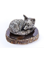 Серебреная Статуэтка Лиса