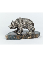 Серебреная Статуэтка Медведь