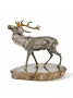Серебреная Статуэтка Олень