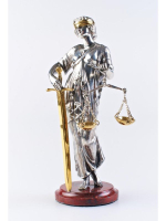 Серебряная Статуэтка Правосудие