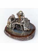 Серебреная Статуэтка Украинцы с евреем