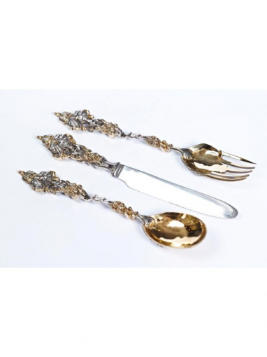 Серебряный Столовый прибор Английская корона