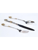 Серебряный Столовый прибор Орхидеи