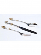 Серебряный Столовый прибор Орхидеи