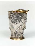 Серебреная стопка Цветы