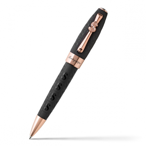 Шариковая ручка Montegrappa Ca$h Red Gold PVD Ballpoint pen