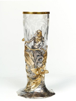 Серебреная Ваза Нептун и русалка