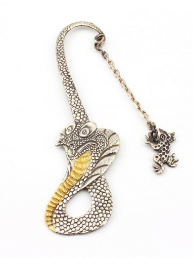 Серебреная закладка Змея