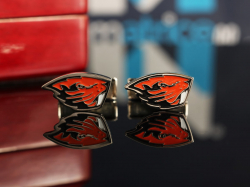 Запонки с логотипом команды "Oregon State"