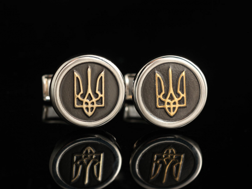 Запонки "Герб Украины"