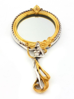 Серебряное зеркальце Девушка